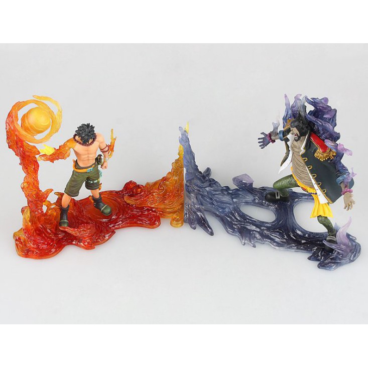 Mô hình One Piece Ace và Râu đen Battle ver XHF cao 18cm cực chất [Combo cả 2]