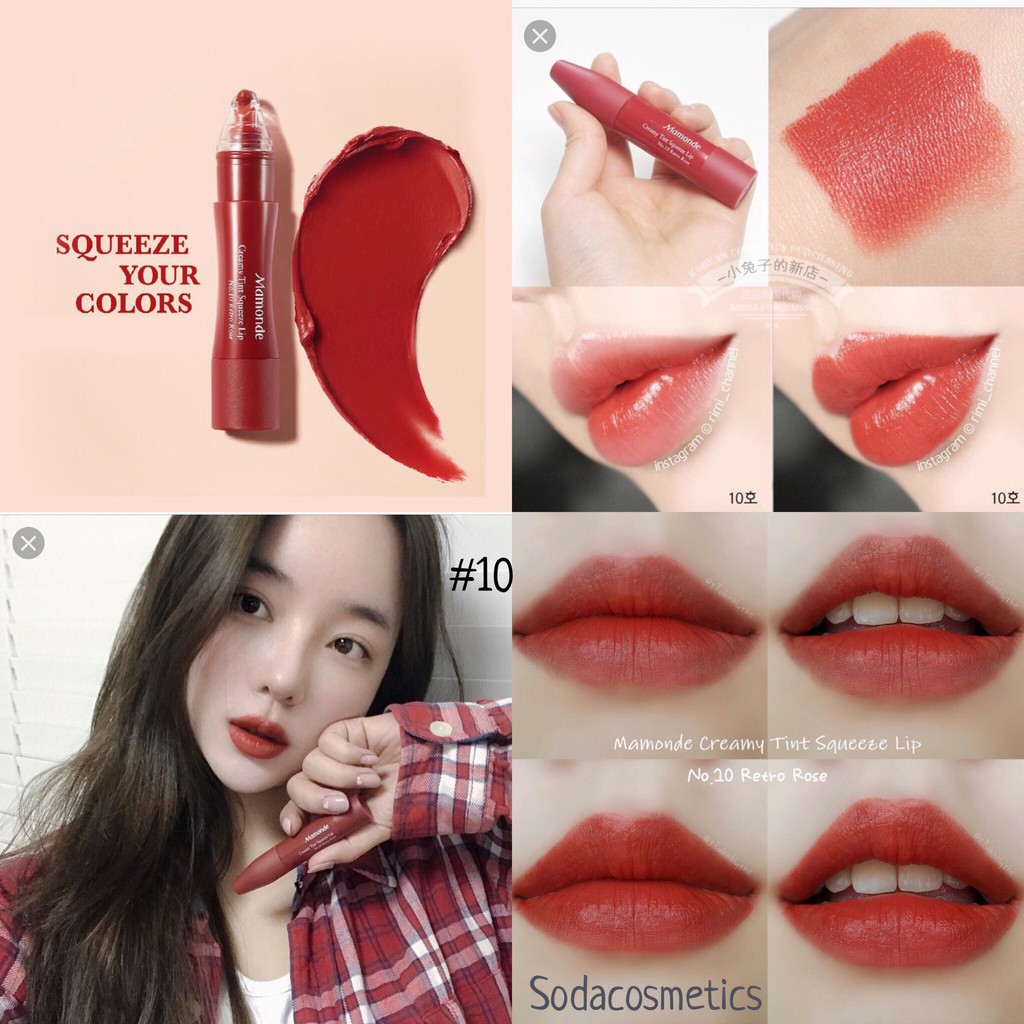 Son Kem Mamonde Creamy Tint Squeeze Lip (THANH LÝ)