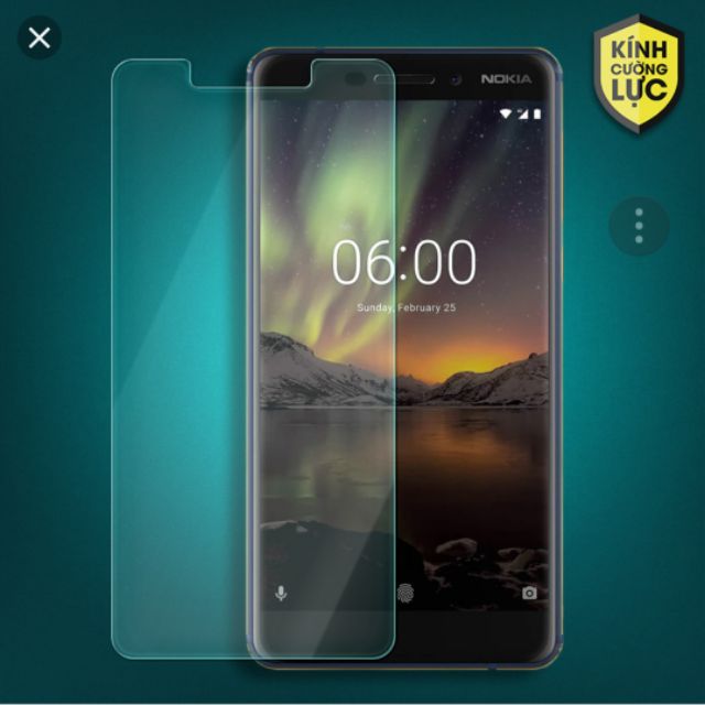 Bộ 3 kính nokia 6 2018