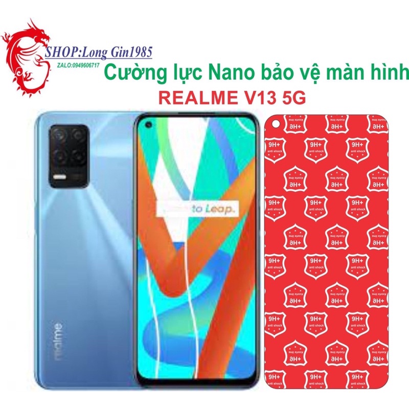 Realme V13 5G Cường lực dẻo Nano chống va đập chống trầy xước tốt