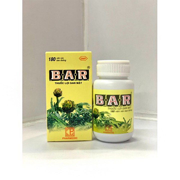 BAR Actiso 180 viên - Viên uống giúp ngủ ngon, thông tiểu, nhuận tràng - Victory Pharmacy