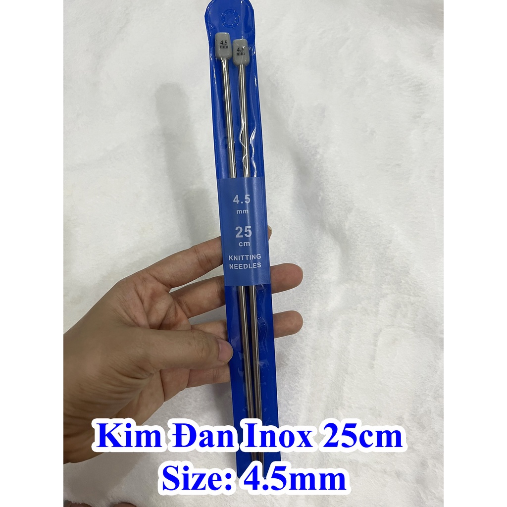 Kim đan inox 25cm 18k/ cặp