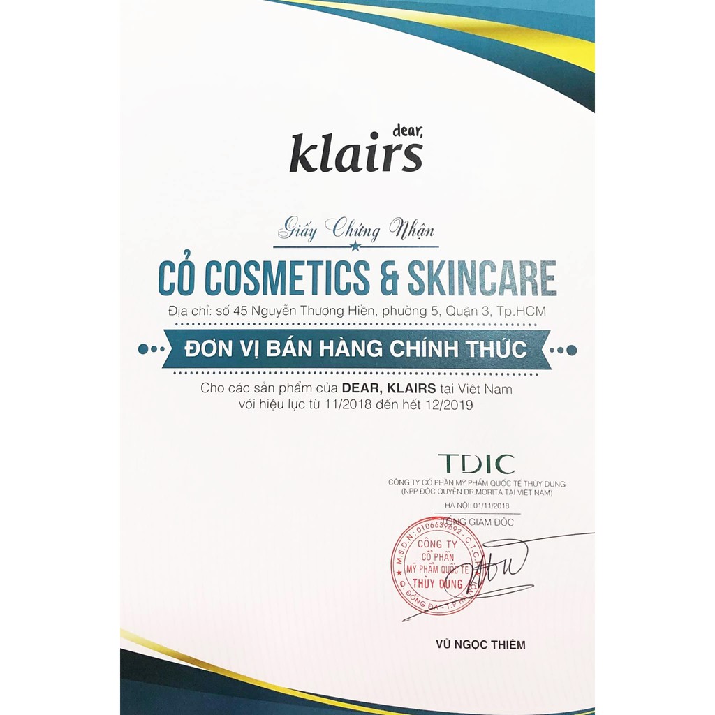 Mặt nạ dưỡng ẩm chuyên sâu Klairs Rich Moist Soothing Tencel Sheet Mask 25ml