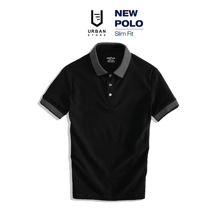 Áo Thun polo Nam cooPure, Áo Thun polo Nam Chất Liệu Đũi Recycle, Thiết Kế Cổ Dệt Sang Trọng NO.2556 | BigBuy360 - bigbuy360.vn