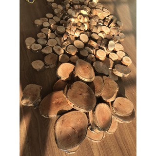 Miếng gỗ decor, gỗ tự nhiên 100%.