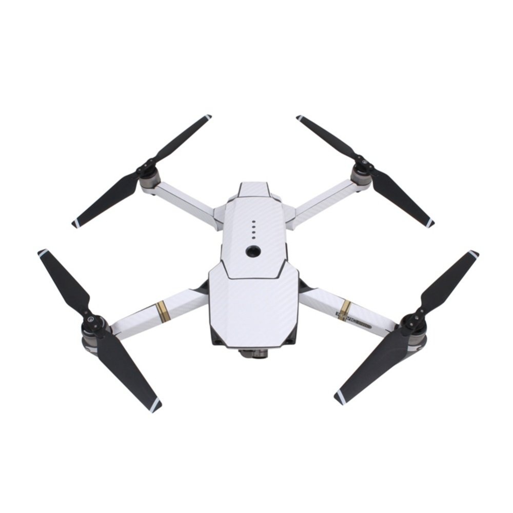 Đề Can Dán RC Máy Bay Da Chống thấm nước Sợi Carbon cho Dji Mavic Pro Drone màu trắng-SKU-DECDJ-va