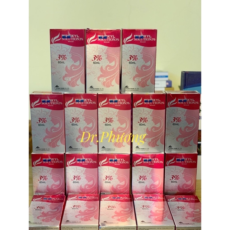 Xịt kích thích mọc tóc minoxyl 3%