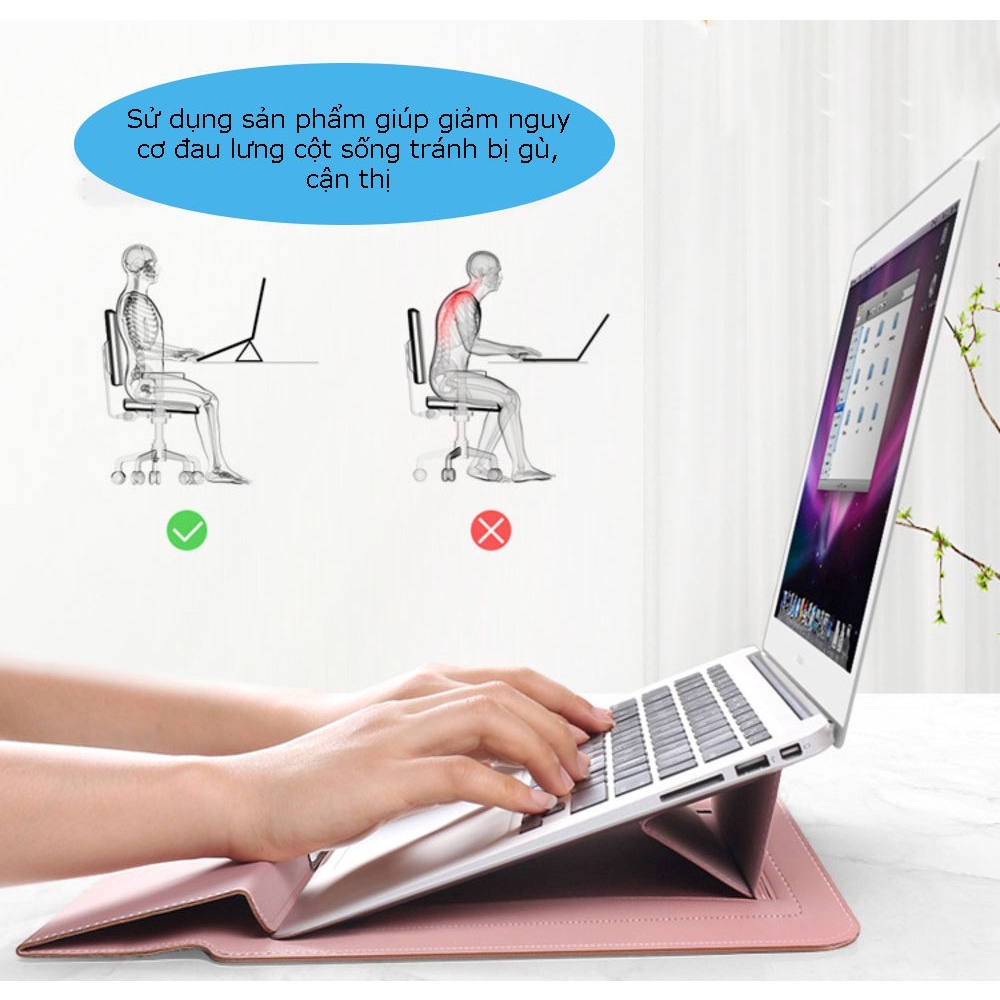 [ 3in1 ] Bao da chống sốc Macbook Laptop Surface nâng cấp 2021