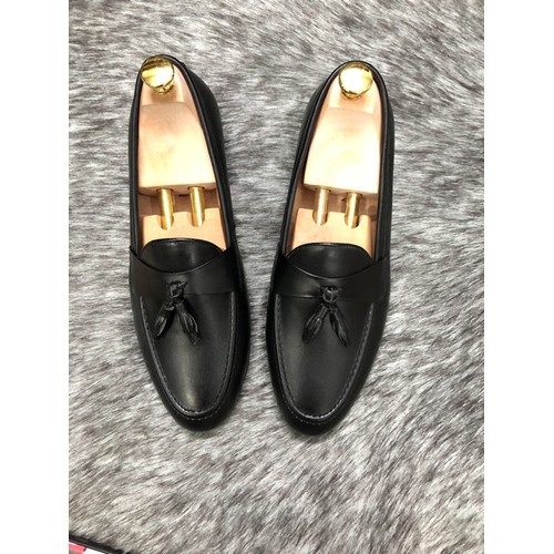 Giày Lười Nam Big Size - Giày Da Nam Băng Chuông Da Bò Thật 100%, Cam Kết Bảo 24 Hành Tháng