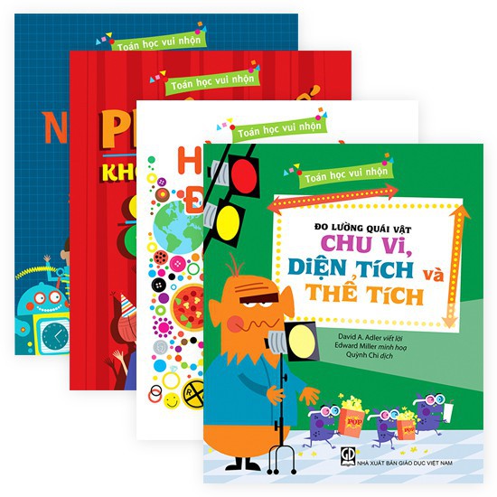 Sách -Toán Học Vui Nhộn - bộ 5 cuốn