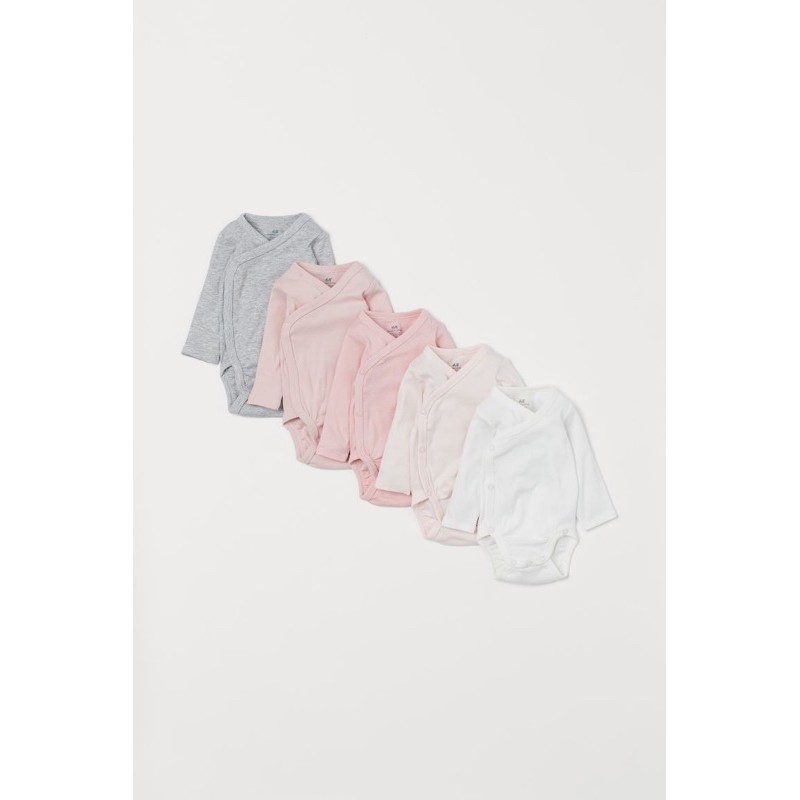 Sét 5 áo cài chéo hm