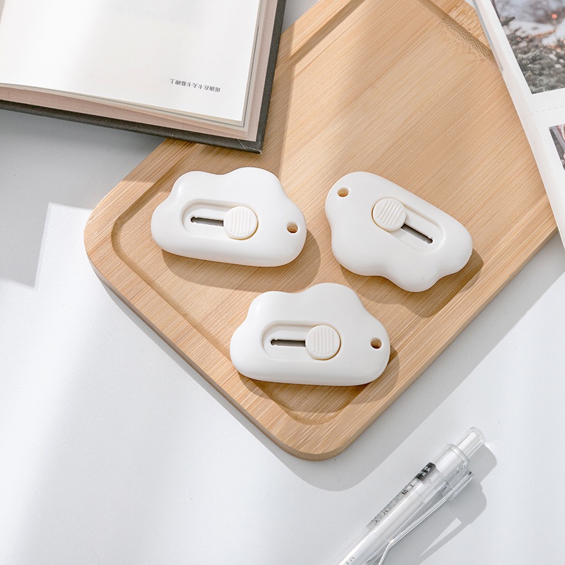 Dao cắt giấy mini hình đám mây nhỏ gọn đáng yêu