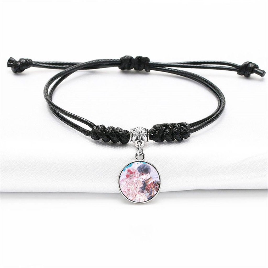 (30) Vòng tay in hình TRỞ THÀNH GIA ĐÌNH CỦA NHÂN VẬT PHẢN DIỆN manhwa phụ kiện trang sức xinh xắn quà tặng độc đáo