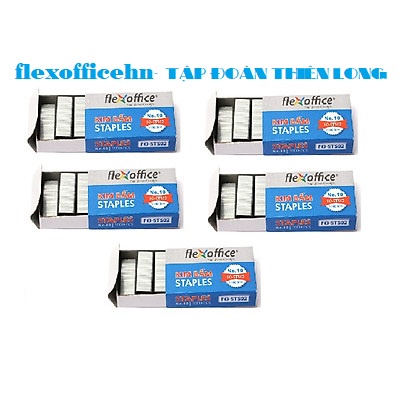 Combo 5 Kim bấm số 10 Flexoffice FO-STS02