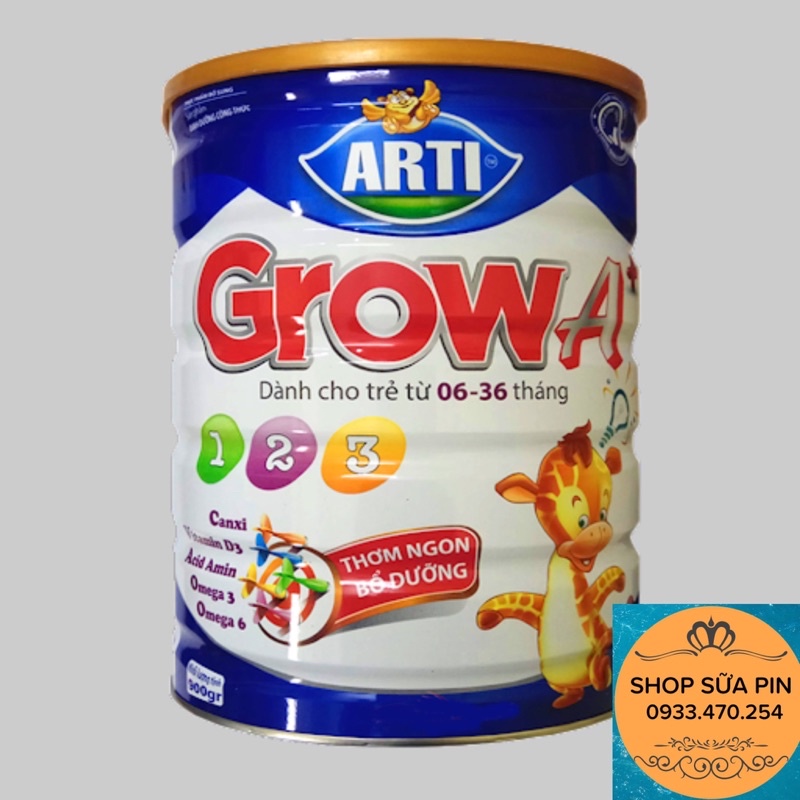 Sữa bột Arti Grow A+ 123 900g - cam kết chính hãng