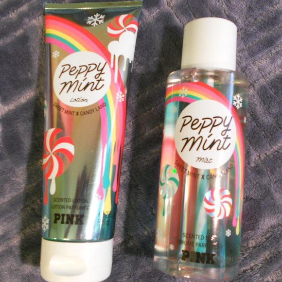 𝐅𝐞𝐦𝐦𝐢𝐞💝Xịt thơm toàn thân body mist PINK Victoria’s Secret Peppy Mint