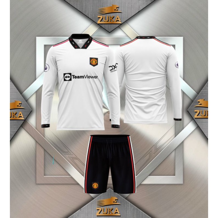 Bộ Quần Áo bóng đá dài tay CLB MU  Manchester United 2021-2022( cam ket y hình)