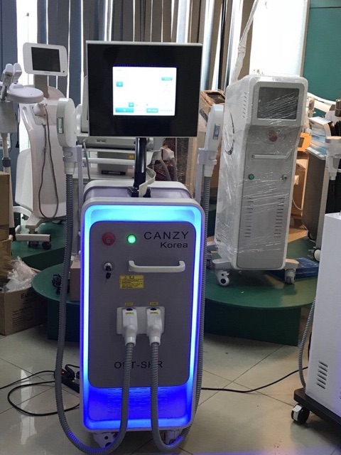 Máy triệt lông , xoá xăm 2in1 canzy korea