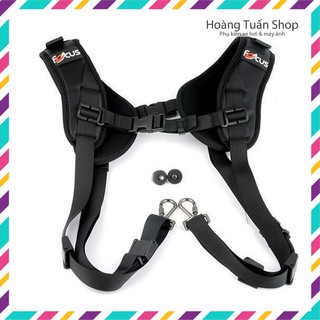Dây đeo 2 máy ảnh cao cấp FOCUS Double quick strap thao tác nhanh dây kép dây đôi