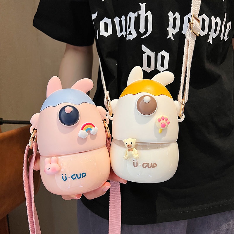 Bình Nước Có Ống Hút Dễ Thương Xinh Xắn 2022 Dành Cho Trẻ Em