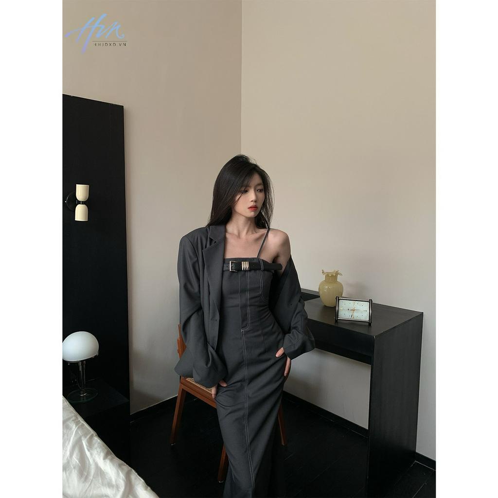 Bộ Trang Phục Hai Mảnh Dáng Ôm Thời Trang Mùa Xuân 2023 Dành Cho Bạn Nữ