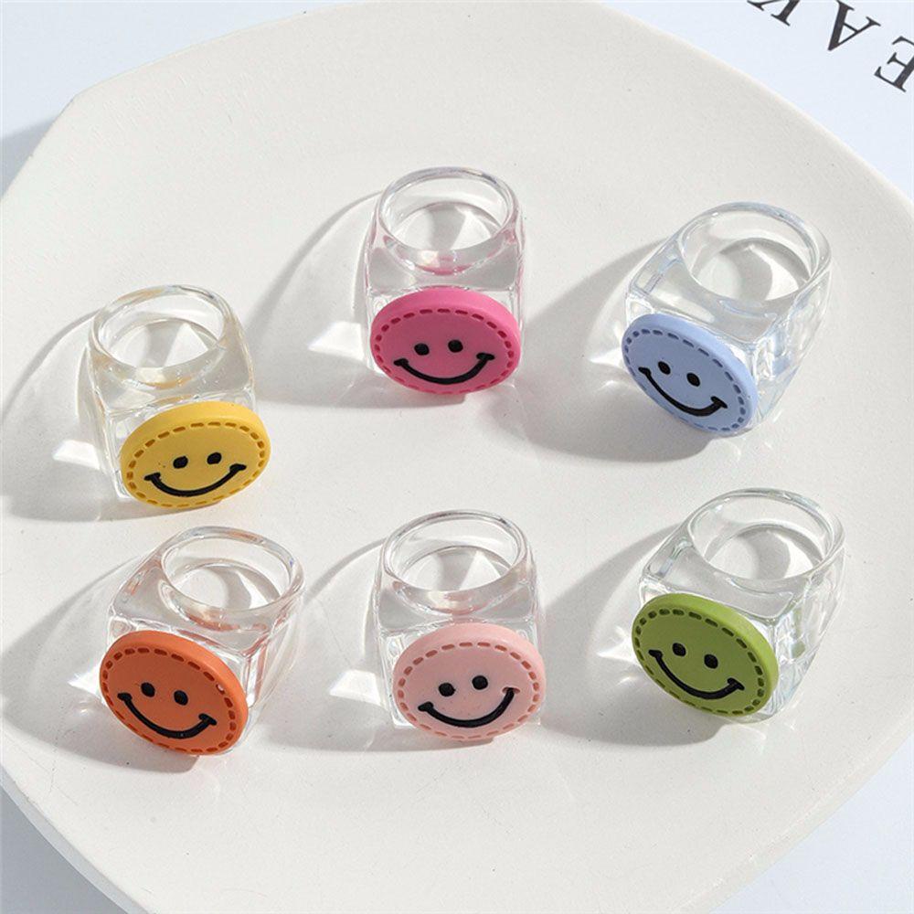 Nhẫn Ngón Cái Trong Suốt Họa Tiết Hoạt Hình Dễ Thương|Phụ Kiện Thời Trang Dễ Thương Bắt Mắt