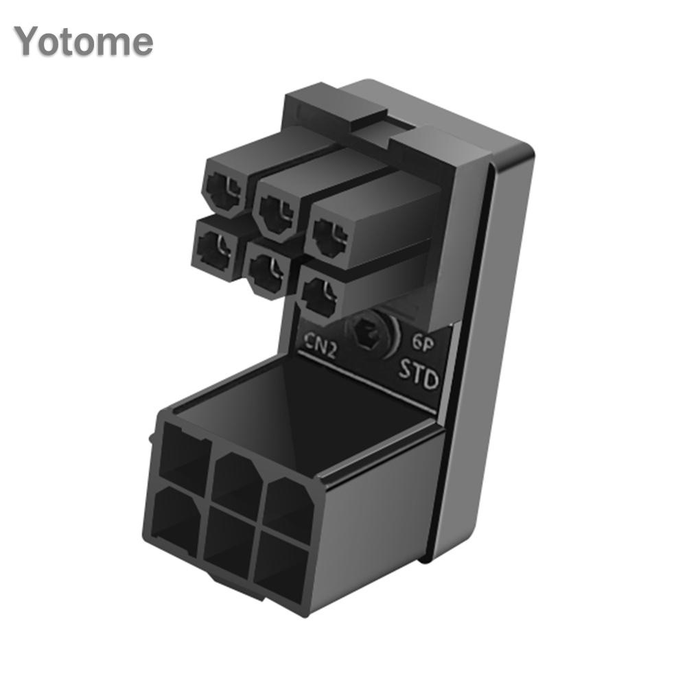 Đầu Chuyển Đổi Yotome Atx 8pin 6pin Sang 8pin 6pin 180 Độ Cho Máy Tính Để Bàn Gpu | BigBuy360 - bigbuy360.vn