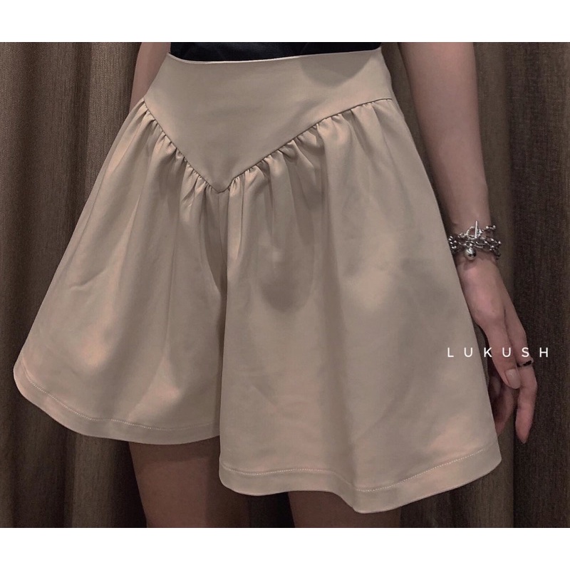 Quần đùi nữ, quần short kiểu, xếp ly bồng bềnh cho nữ LuKush