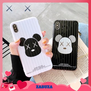 Ốp Lưng Iphone ❤️FREESHIP❤️ Giảm 5k khi Nhập Mã [ZABU5K] Ốp lưng Gấu Kaws - Chất Sọc Dày Đẹp IP