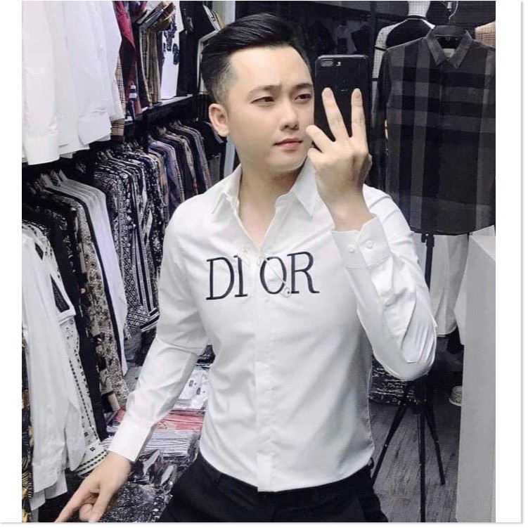 Áo Sơ Mi Nam Hàn Quốc Thanh Lịch  Chất Vải Mềm Mịn HP