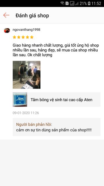 Tăm bông vệ sinh tai cao cấp Aten