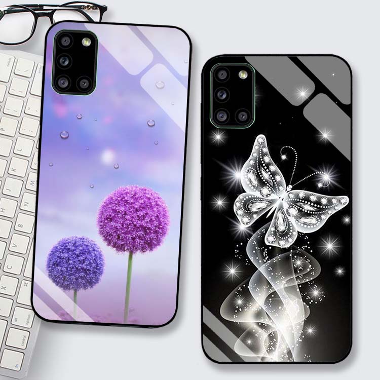 Ốp Lưng SAMSUNG M51, A31, A51, A71 Lưng kính cường lực Sang Trọng