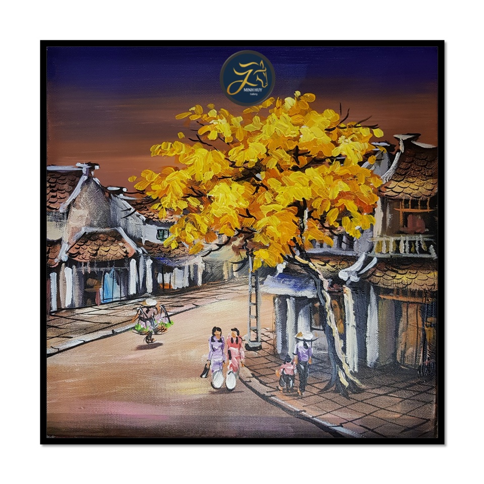 ĐẸP & RẺ - TRANH SƠN DẦU PHỐ CỔ VẼ SẴN - MUA LIỀN NGAY, NHANH TAY KẺO HẾT