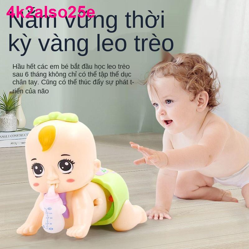 đồ chơi bò cho bé 0-1 tuổi học tập điện giáo dục trẻ em 3-6-8-12 tháng