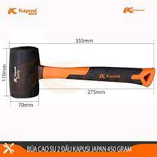 BÚA CAO SU 2 ĐẦU TRÒN KAPUSI 450g