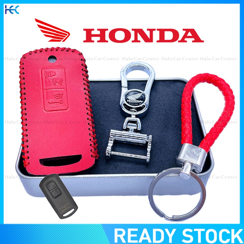 Vỏ Da 100% Chính Hãng Bọc Chìa Khóa Xe Hơi Honda Vario 150-2 Nút Bấm