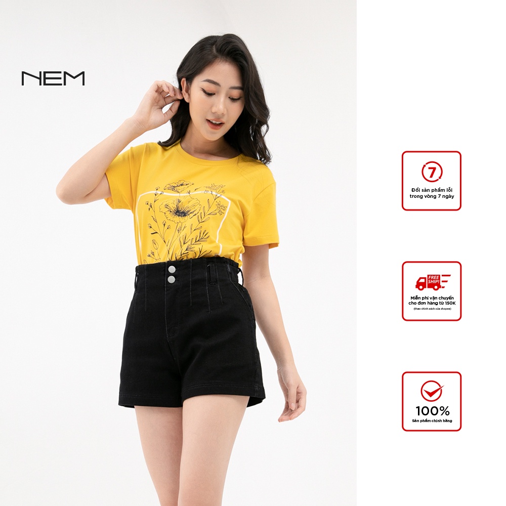 Áo phông nữ in họa tiết trẻ trung năng động NEM Fashion TS60882