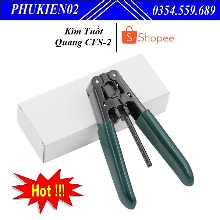 Kìm Tuốt Sợi Quang CFS-2, Dụng Cụ Cắt, Kìm Tước Sợi Quang - Hàng chính hãng