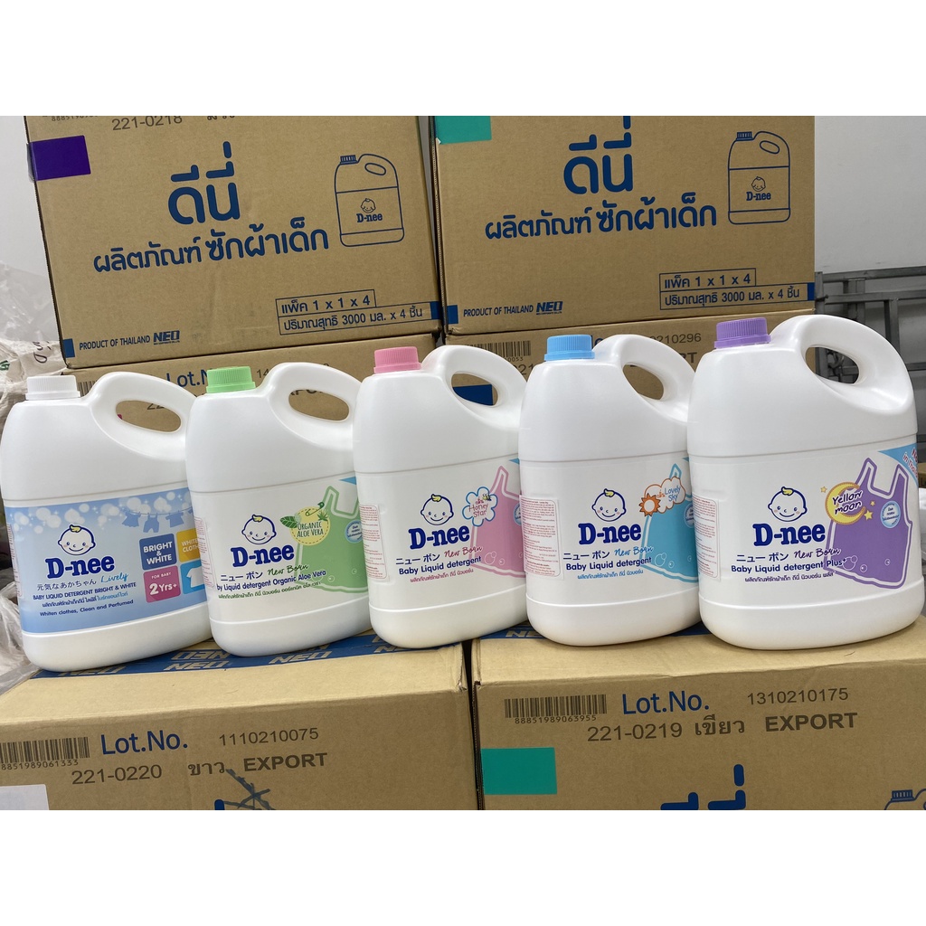 Nước giặt xả Dnee Thái có tem Đại Thịnh 3000ml