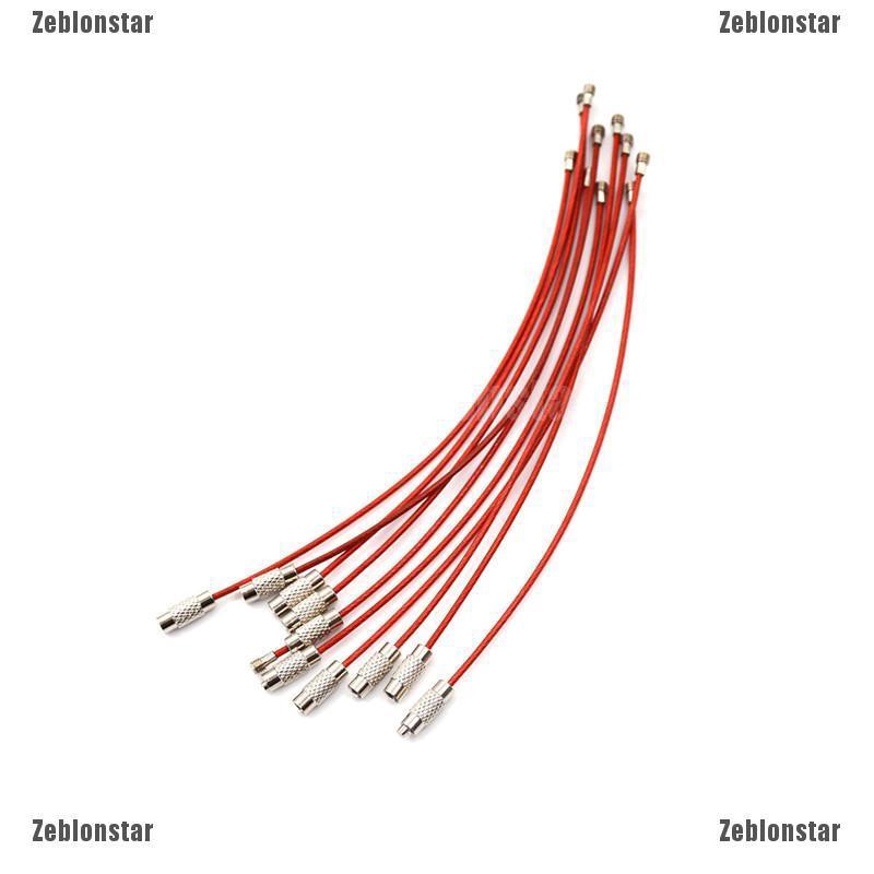 Bộ 10 Móc Khóa Bằng Thép Không Gỉ Cao Cấp