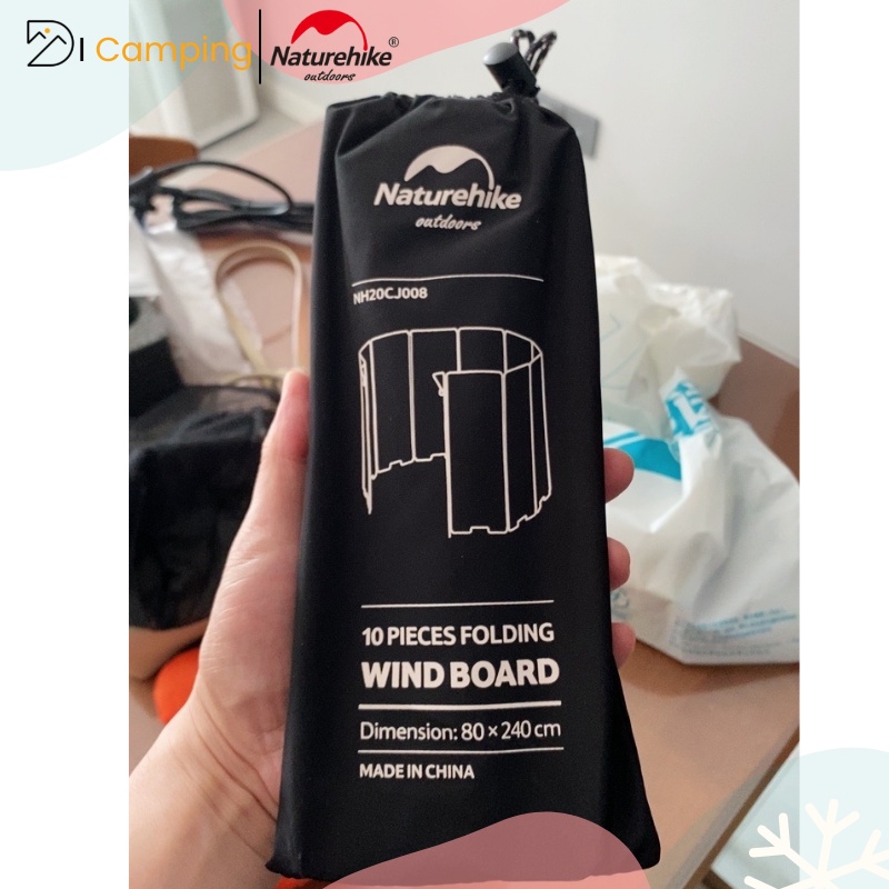 Tấm Chắn Gió 10 Mảnh Cho Bếp Gas Naturehike NH20CJ008