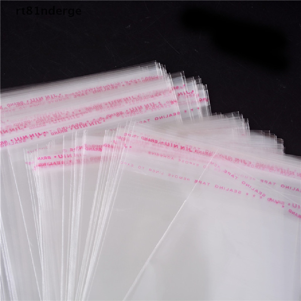 Set 100 Túi OPP Tự Dính Bằng Nhựa Trong Suốt Dùng Đóng Gói Trang Sức