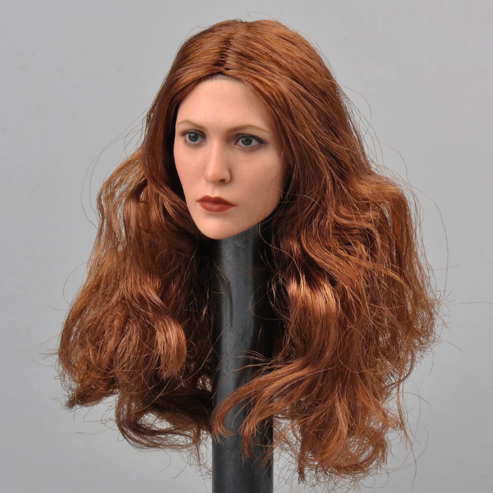 1/6 Scarlet Witch Female Head Sculpt Elizabeth Olsen F/12" PH Figure Doll Body