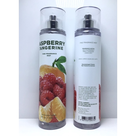 Raspberry Tangerine - Xịt thơm toàn thân body mist khác Bath & Body Works BBW Mát