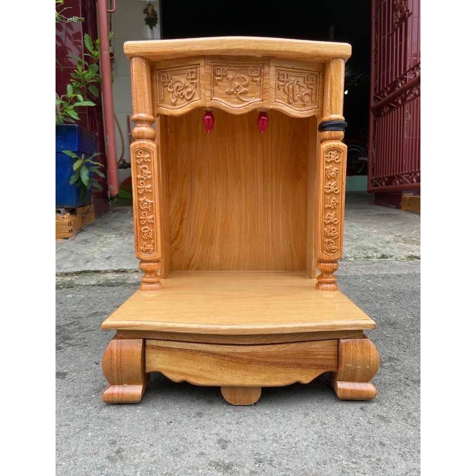 Bàn thờ thần tài ông địa 40 x 60cm , bàn thờ gỗ , bàn thờ ông địa