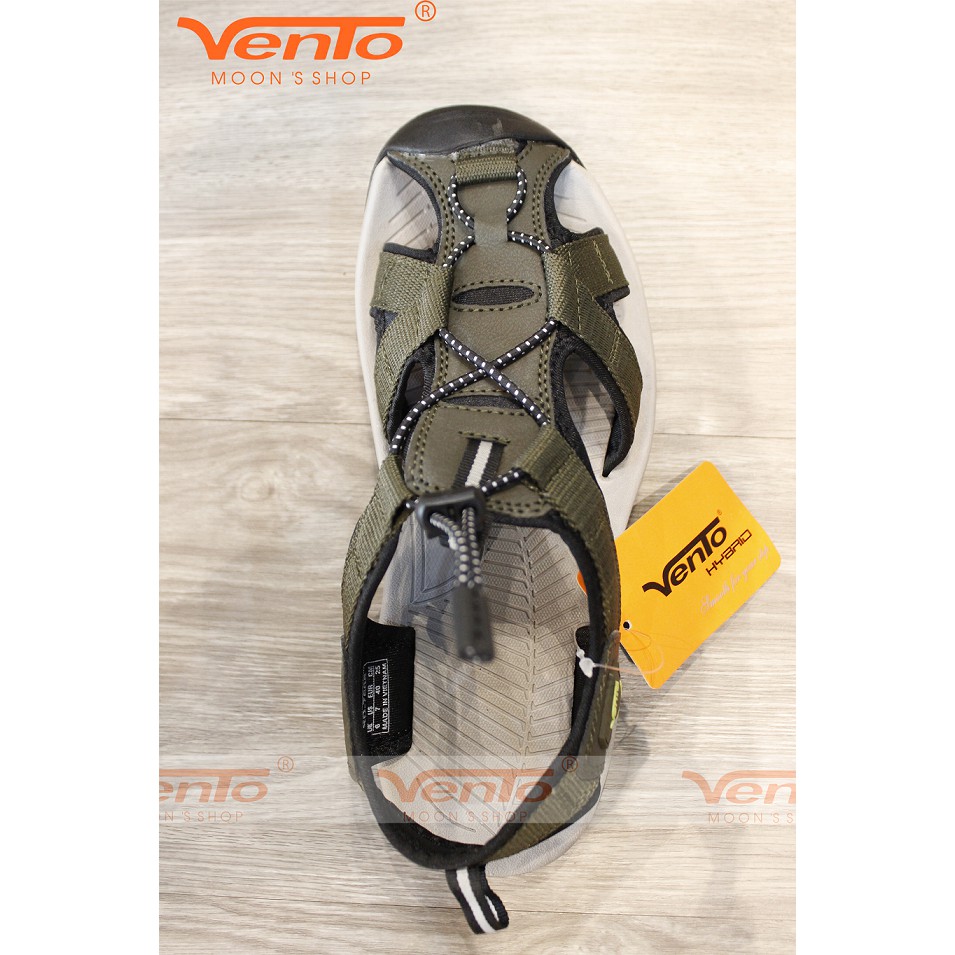 Sandal Vento Nam Bít Mũi Dã Ngoại SD7606 Màu Kaki