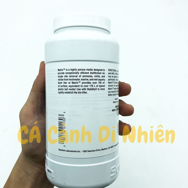 Seachem Matrix HỘP 500 ML (400 gram) - Vật Liệu Lọc Xử Lý Nước Hồ Cá