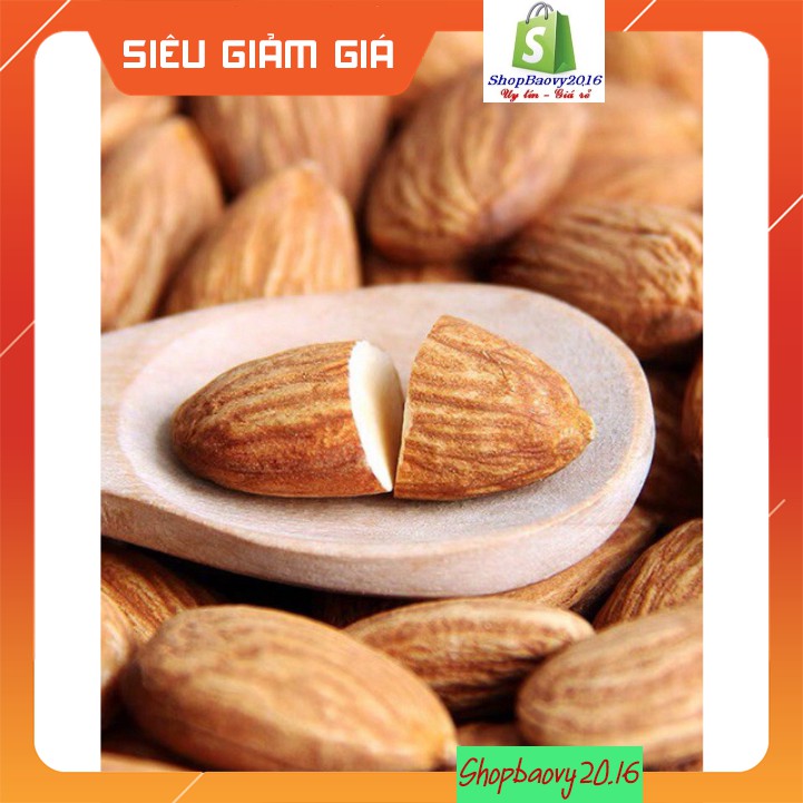 ☘SIÊU SALE☘ 1kg Hạt hạnh nhân rang bơ đã tách vỏ California Almond Mỹ hàng nhập khẩu