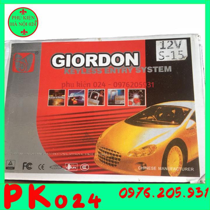 Bộ Điều Khiển Khóa Cửa Ô Tô Từ Xa Giordon 12V S-15