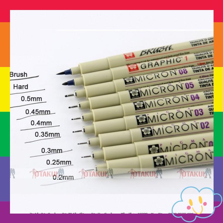 Bút Kẻ Lằn Chìm Micron 005 - Phụ Kiện Ráp Gundam